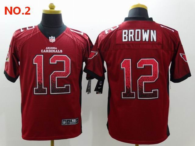 Men's Arizona Cardinals #12 John Brown Jersey NO.2;